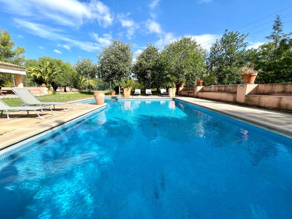 Confortable Chalet Con Piscina Bunyola Exterior foto
